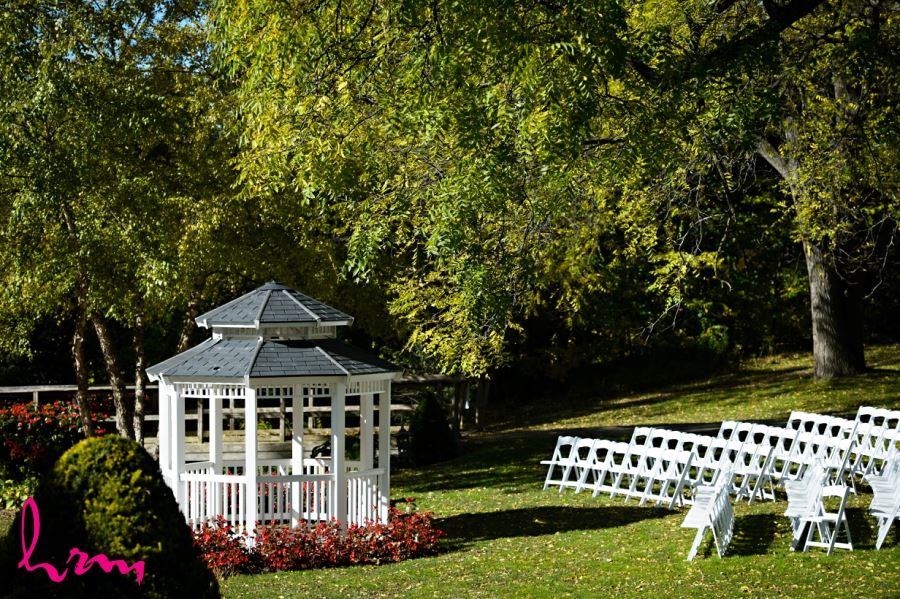 civic garden outdoor wedding ceremony