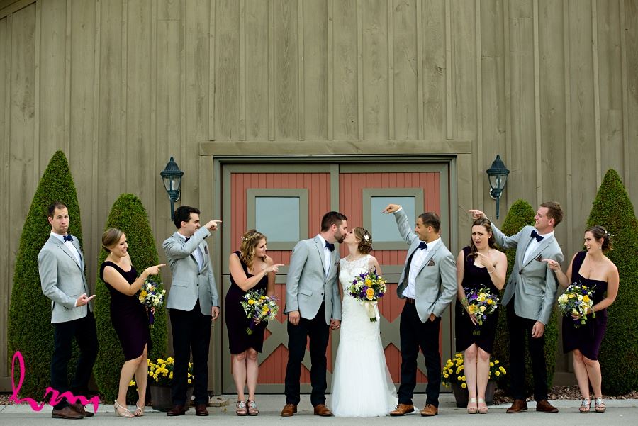 Photo of wedding party by HRM Photography London Ontario Wedding Photographer