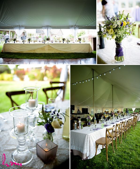 Photo of dinner tables by HRM Photography London Ontario Wedding Photographer 