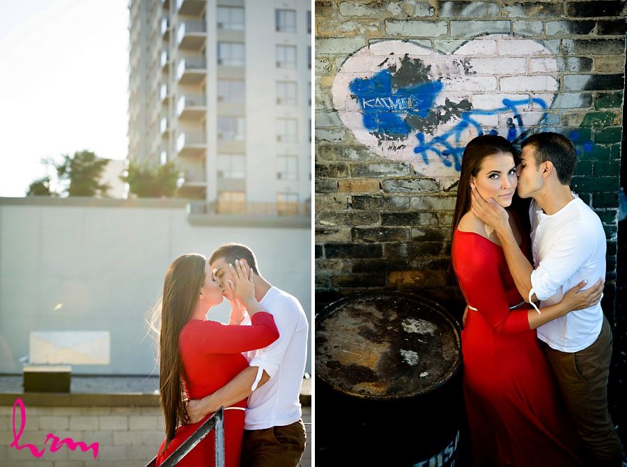 Photos of Jessica and Ahmad taken during London Ontario engagement photography session