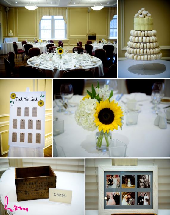 summer wedding decor ideas with sunflowers
