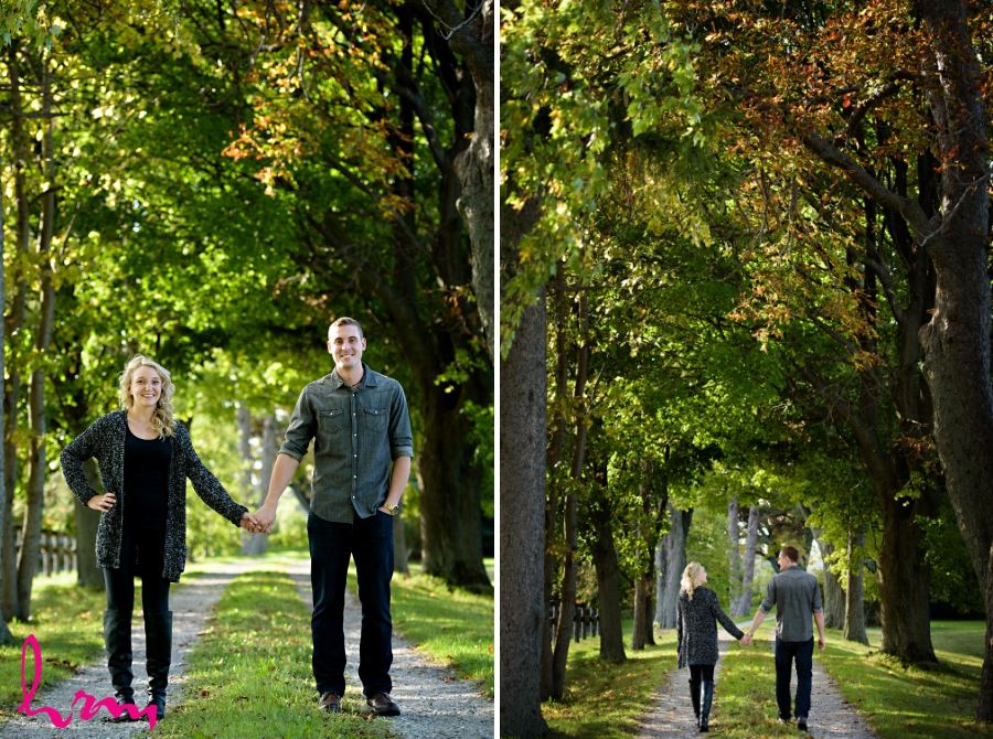 engagement session black gray coordinating outfits ideas