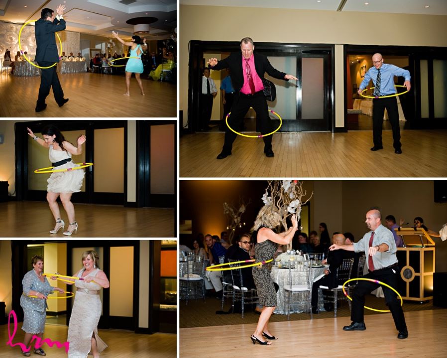 Photos of wedding guests having fun taken by London Ontario wedding photographer