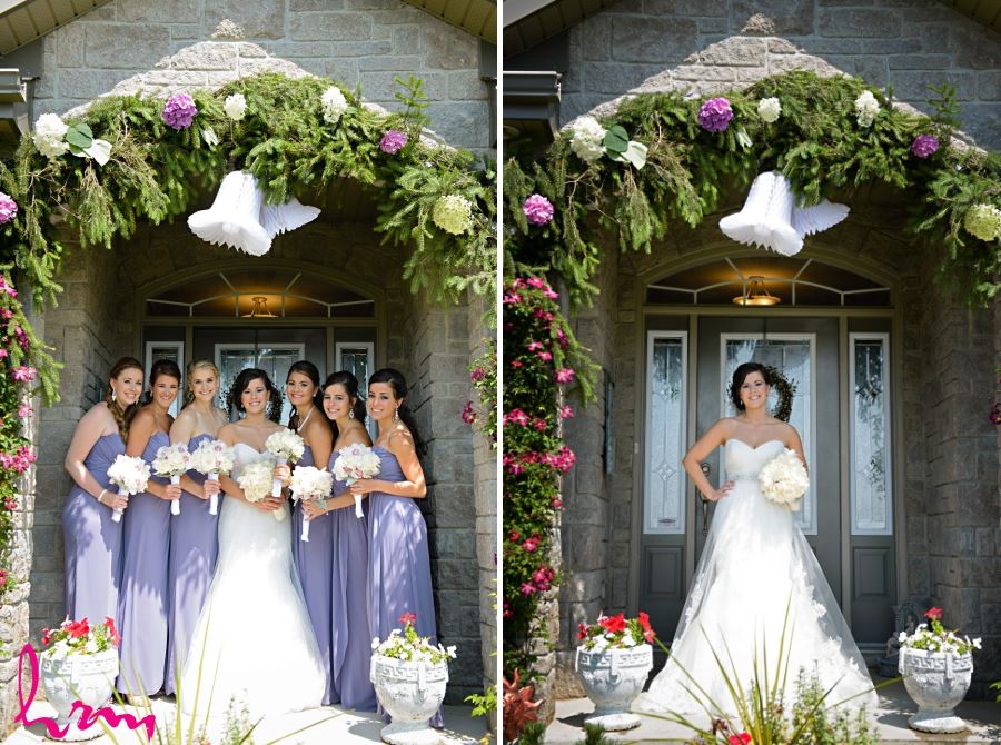 purple long bridesmaids dresses