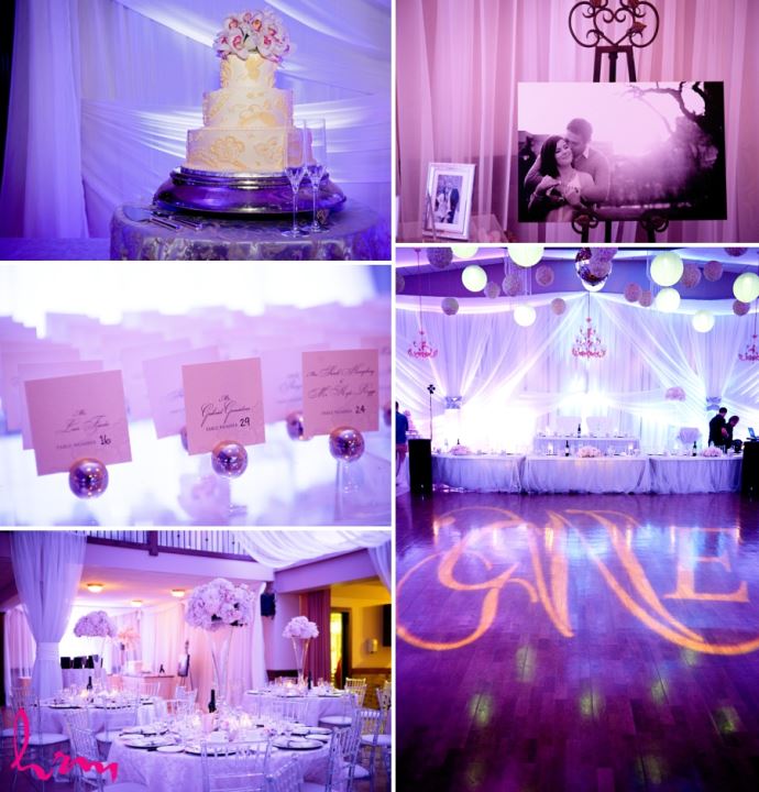 wedding decor inspiration purple and orchids