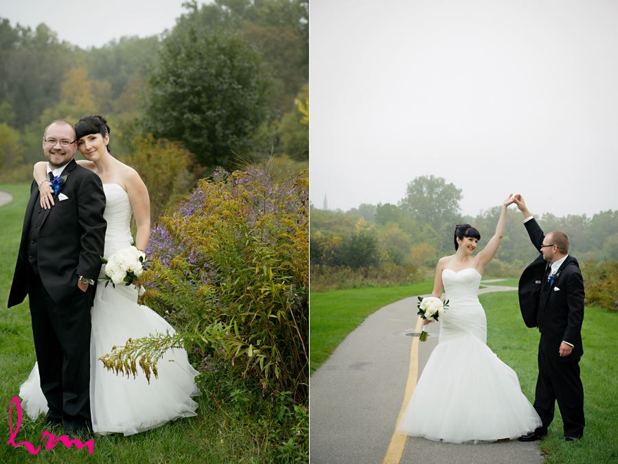 Colleen and Brad’s wedding photos, taken in London Ontario