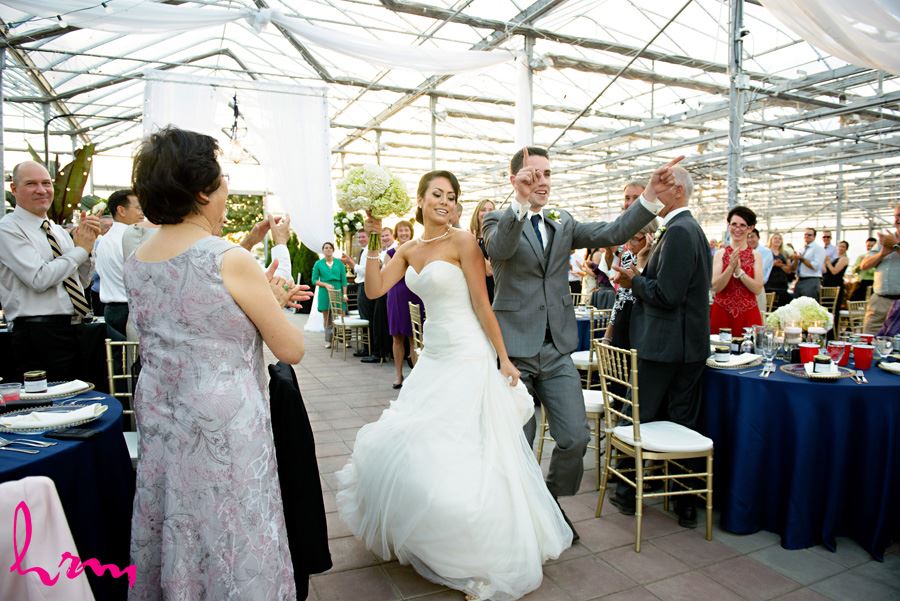 Geneviève and Will dance into reception Heeman Greenhouses London ON Wedding HRM Photography