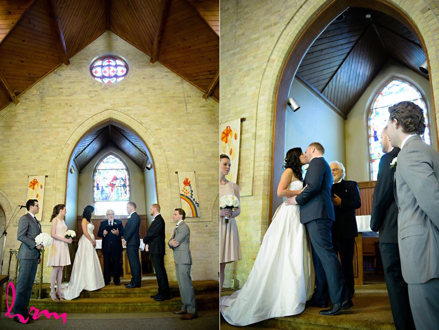 Maia and Matthew’s wedding photographs taken in London Ontario, April 2015 