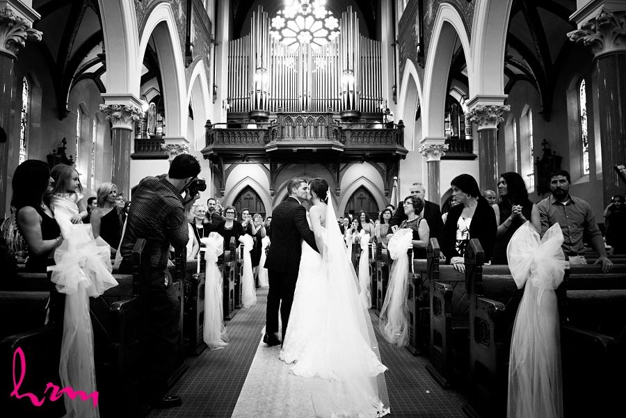downtown london ontario wedding ceremony at st peters basilica cathedral