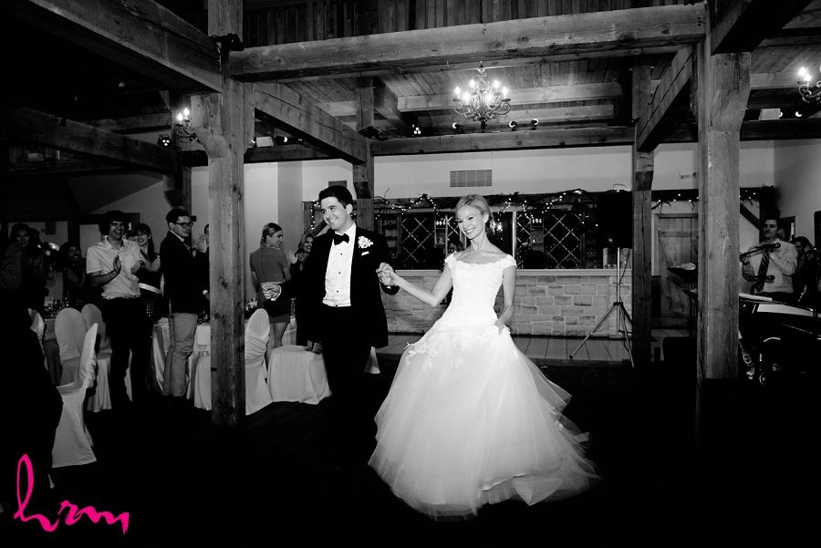 Black and White Sabrina + Winston in Bellamere Winery Event Centre London ON Wedding Photography