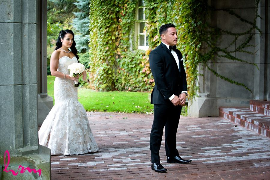 Jose waiting for Lauren London ON Wedding HRM Photography