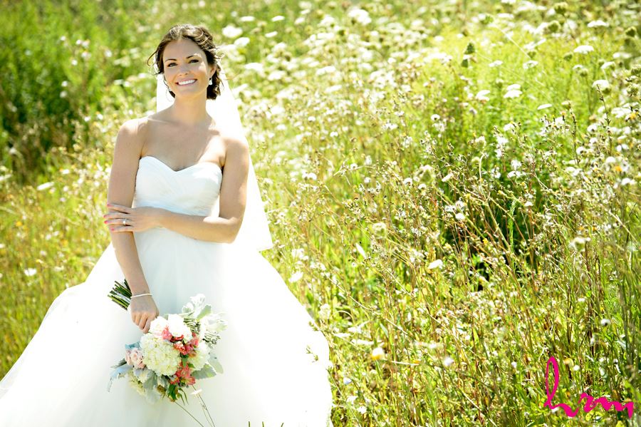 Leigh in field before wedding London ON Wedding HRM Photography