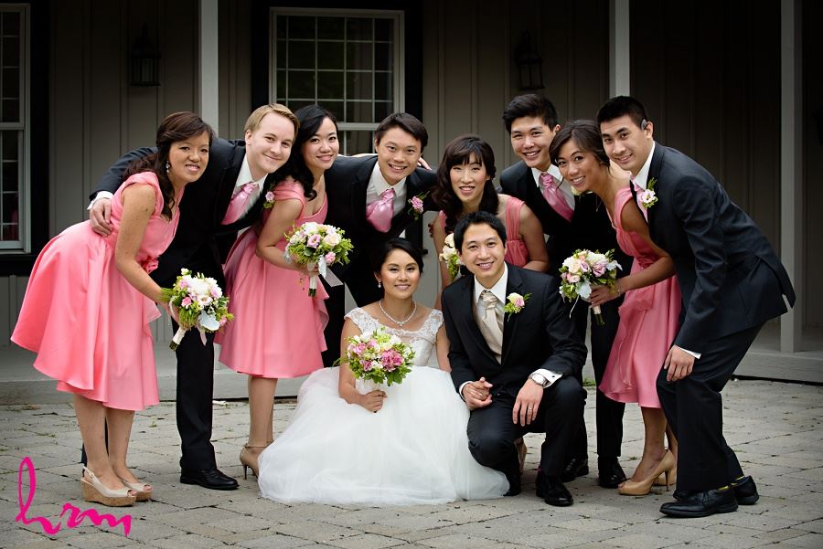 Bridal party in Unionville Toronto ON Wedding HRM Photography