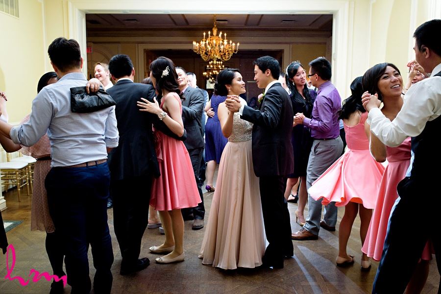 Dancing with guests Graydon Hall Manor Toronto ON Wedding HRM Photography