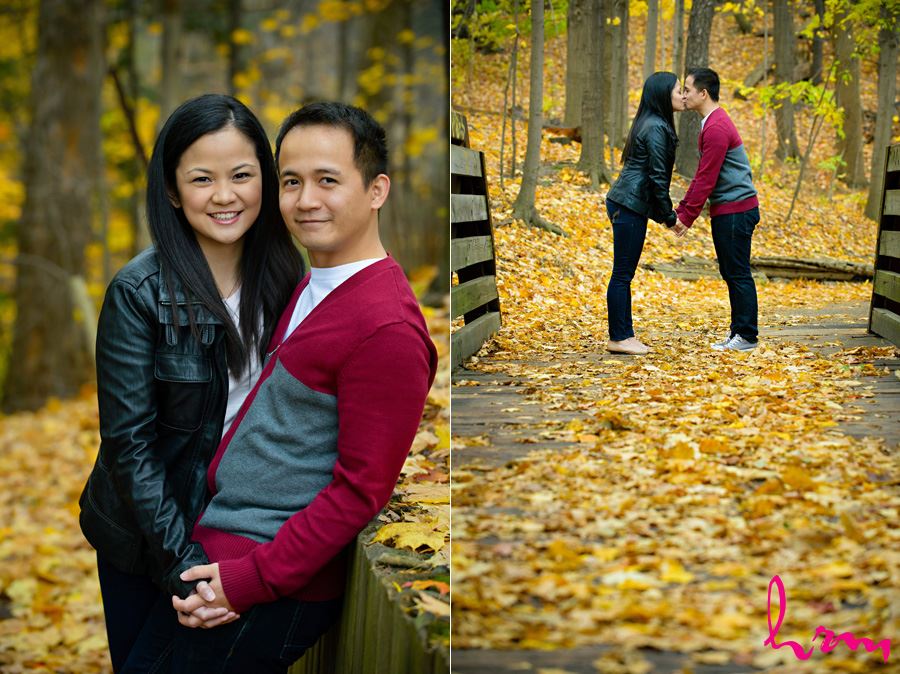 Raleine and Jan Engagement photo shoot in Toronto Ontario, fall 2014