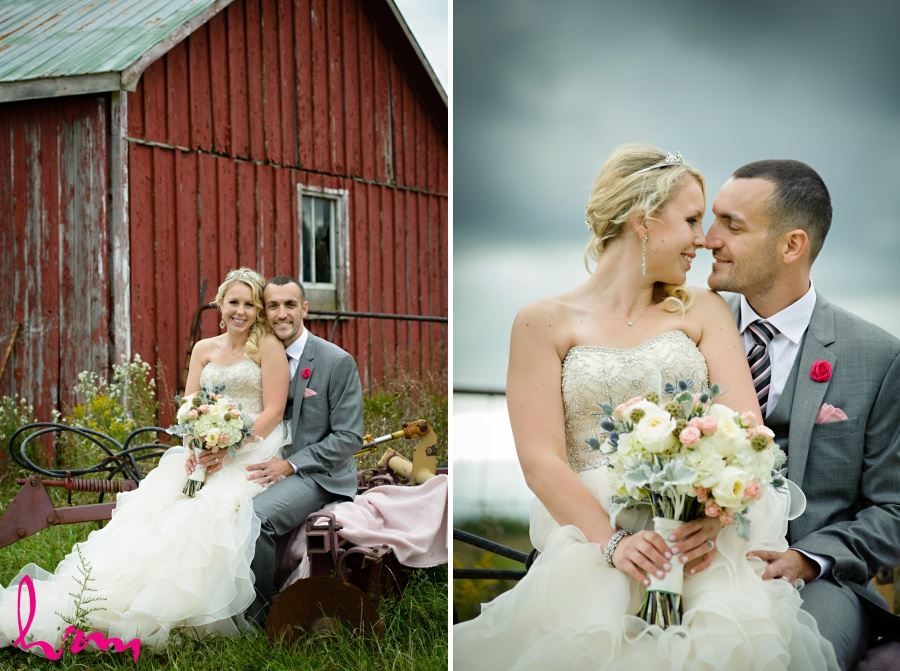 Farm wedding in Waterdown Ontario
