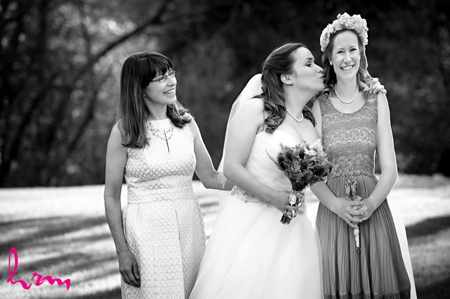 Bride, mother and maid of honour at Windermere Manor London ON Wedding Photography
