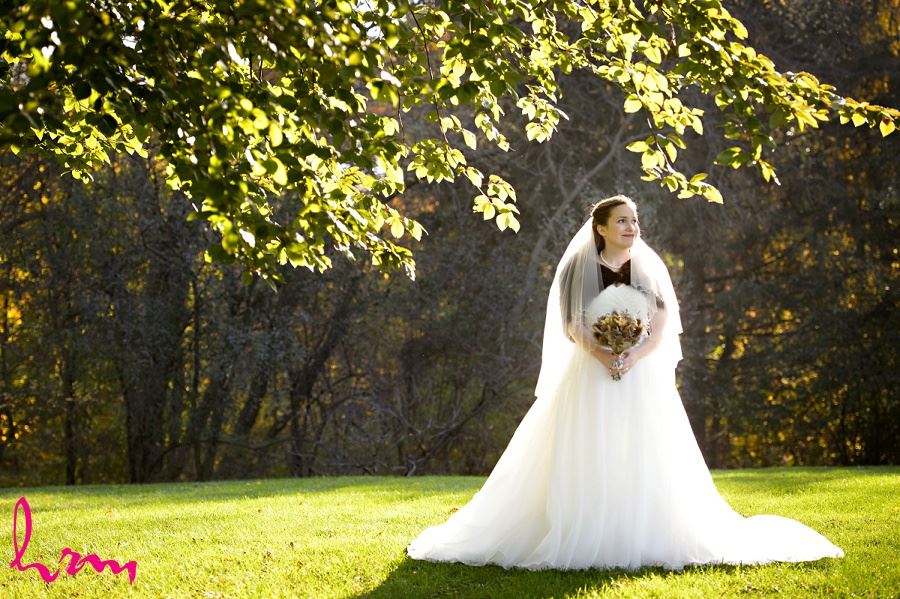 Grace outside Windermere Manor London ON Wedding HRM Photography