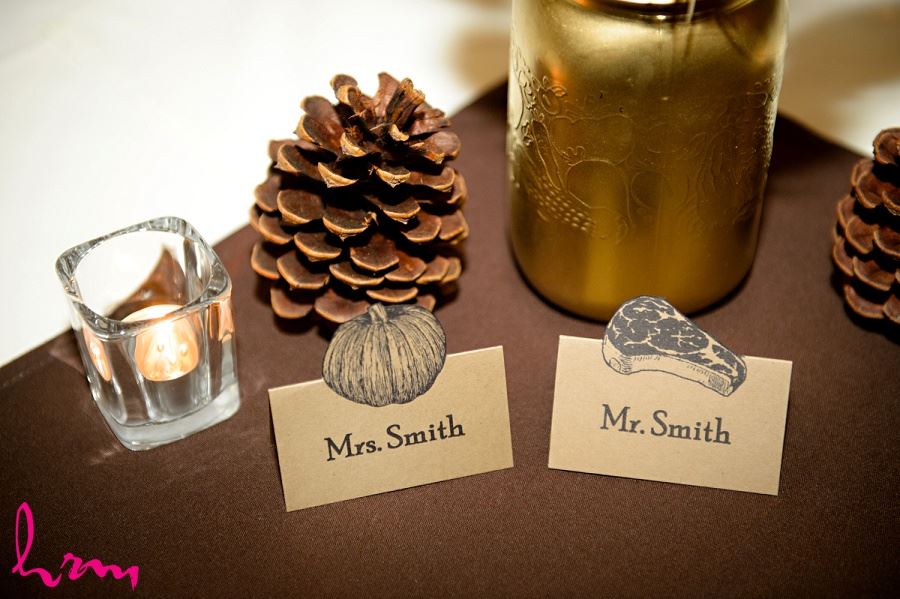 Name signs at Windermere Manor London ON Wedding Photography